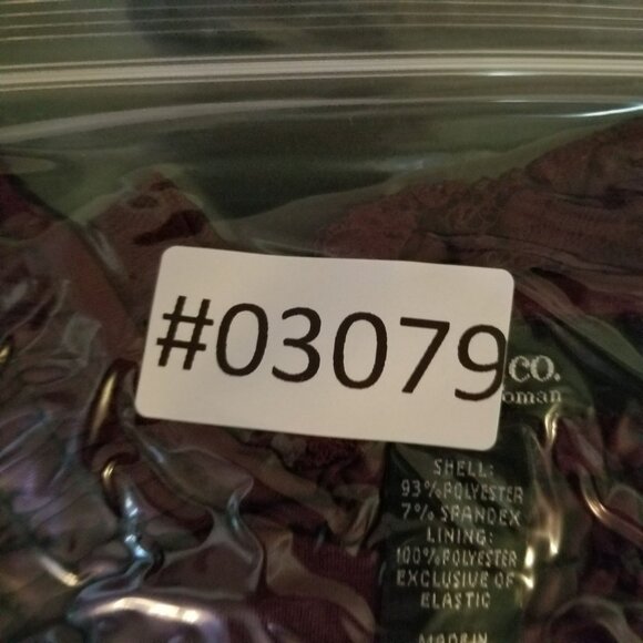 Style & Co Shirt Womens 3X Purple Layered Lace Smocked Scoop Neck Blouse - Picture 10 of 10